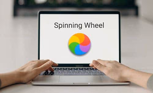 stop spinning wheel on Mac