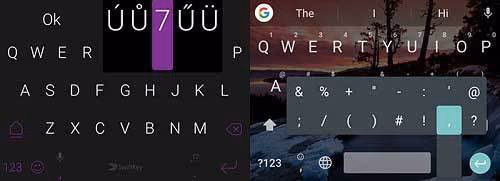 SwiftKey vs. Gboard – Accents and Special Characters
