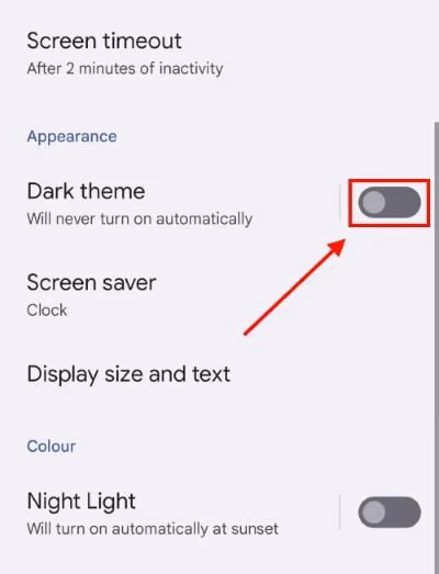 Activate TikTok Dark Mode on Android