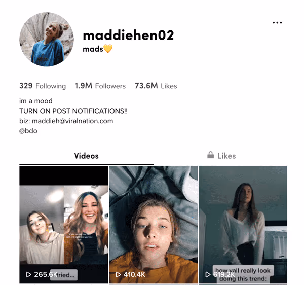 @maddiehen02 (Maddie Henderson/Mads)