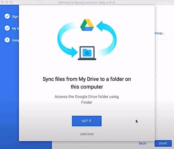 transfer iCloud to Google Drive via Desktop apps