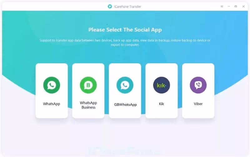 Tenorshare Icarefone Transfer Whatsapp 1