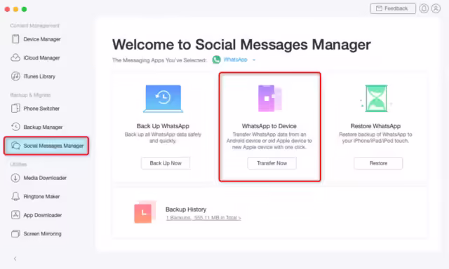 Anytrans Social Messages Manager