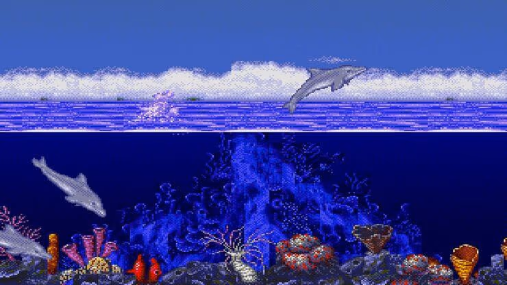 Best Underwater Games - Ecco The Dolphin 