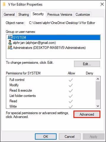 Advanced on Security Properties