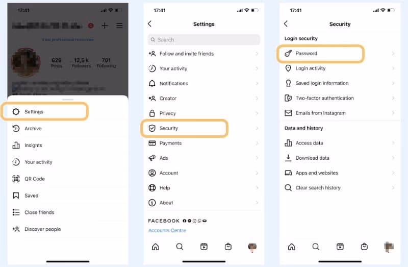 Change Your Instagram Password