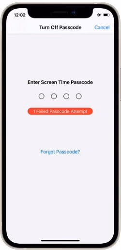 Screen Time Passcode